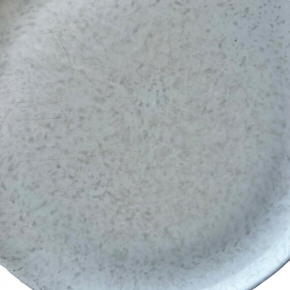 Imperial Ware Melmac Dinnerware Plate 9.75" Speckled Off-White Round MCM Melamin - Picture 6 of 7